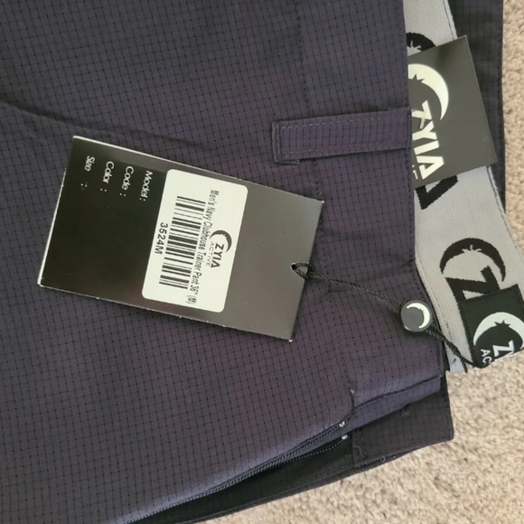 Zyia Active Men's Navy Clubhouse Trainer Pants 36" Size M - Picture 2 of 2